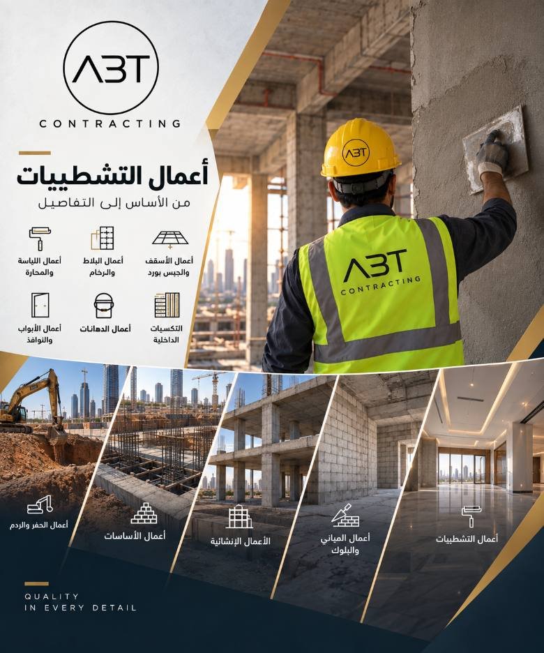 أعمال التشطيبات المعمارية - ABT Contracting